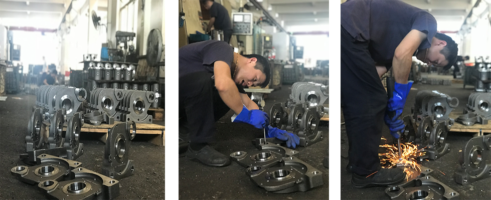 metal surface grinding