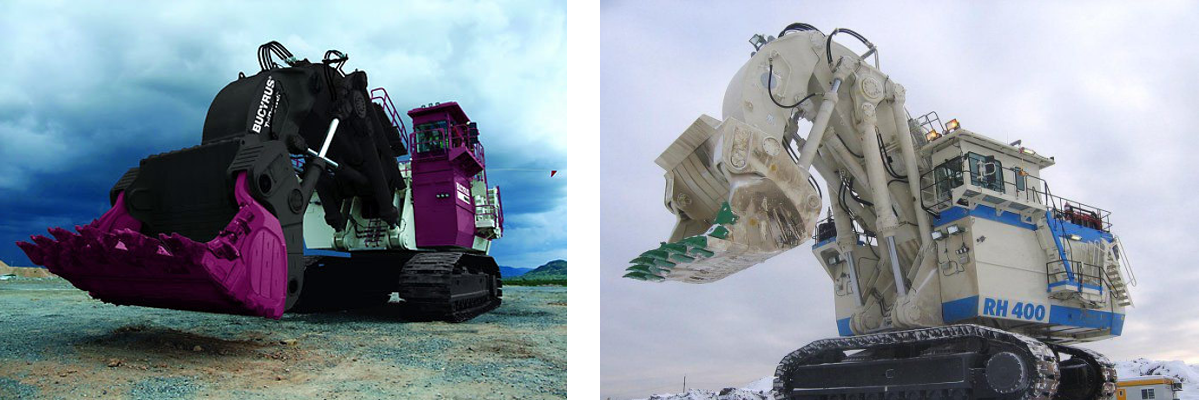 Excavators of BUCYRUS