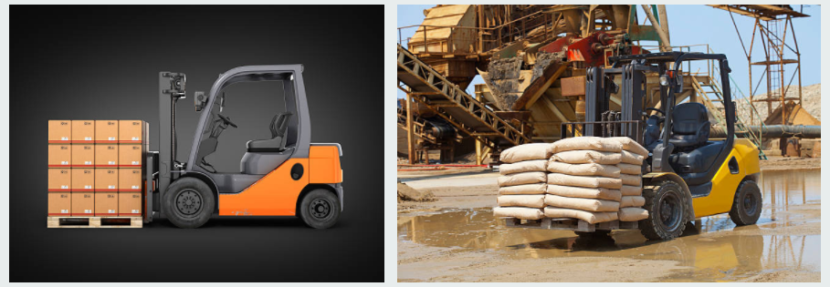  application of forklift truck