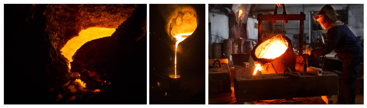 cast pouring process