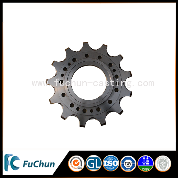 CNC Machining Carbon Steel Unique Mechanical Gear Ring 