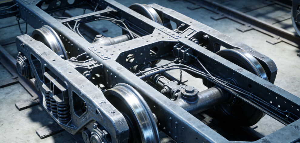 Custom ductile iron investment casting for railway structural supports