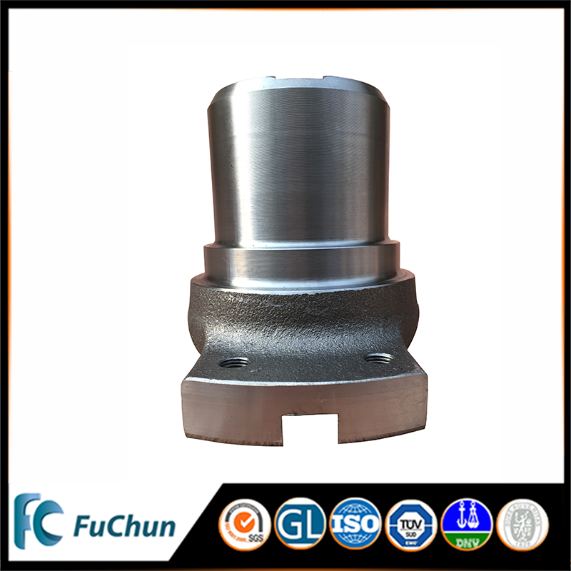 CNC machined cast steel shaft hub