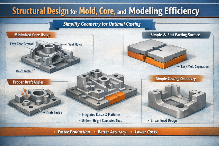 Several Design Elements of Precision Casting