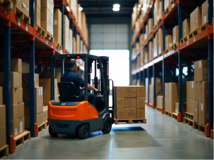 The Operating Environment of The Mini Electric Forklift